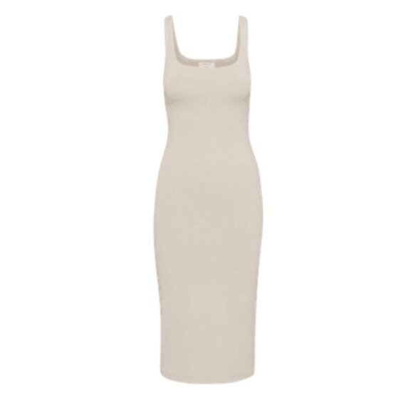 Babaton WHT contour squareneck midi dress S - Picture 2 of 4